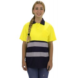 Polo alta visibilidad manga...