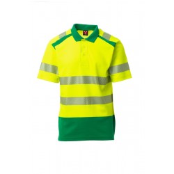 Polo bicolor de alta...