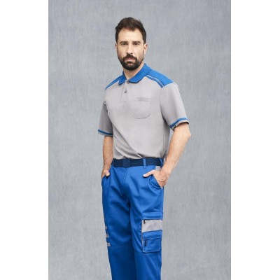 Polo Monza Bicolor Manga...