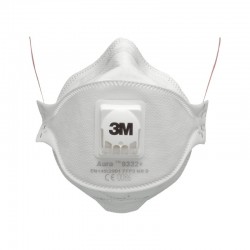 Mascarilla con válvula...