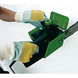 Guante Juba de piel flor...